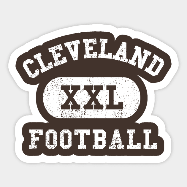 Cleveland Football Sticker by sportlocalshirts